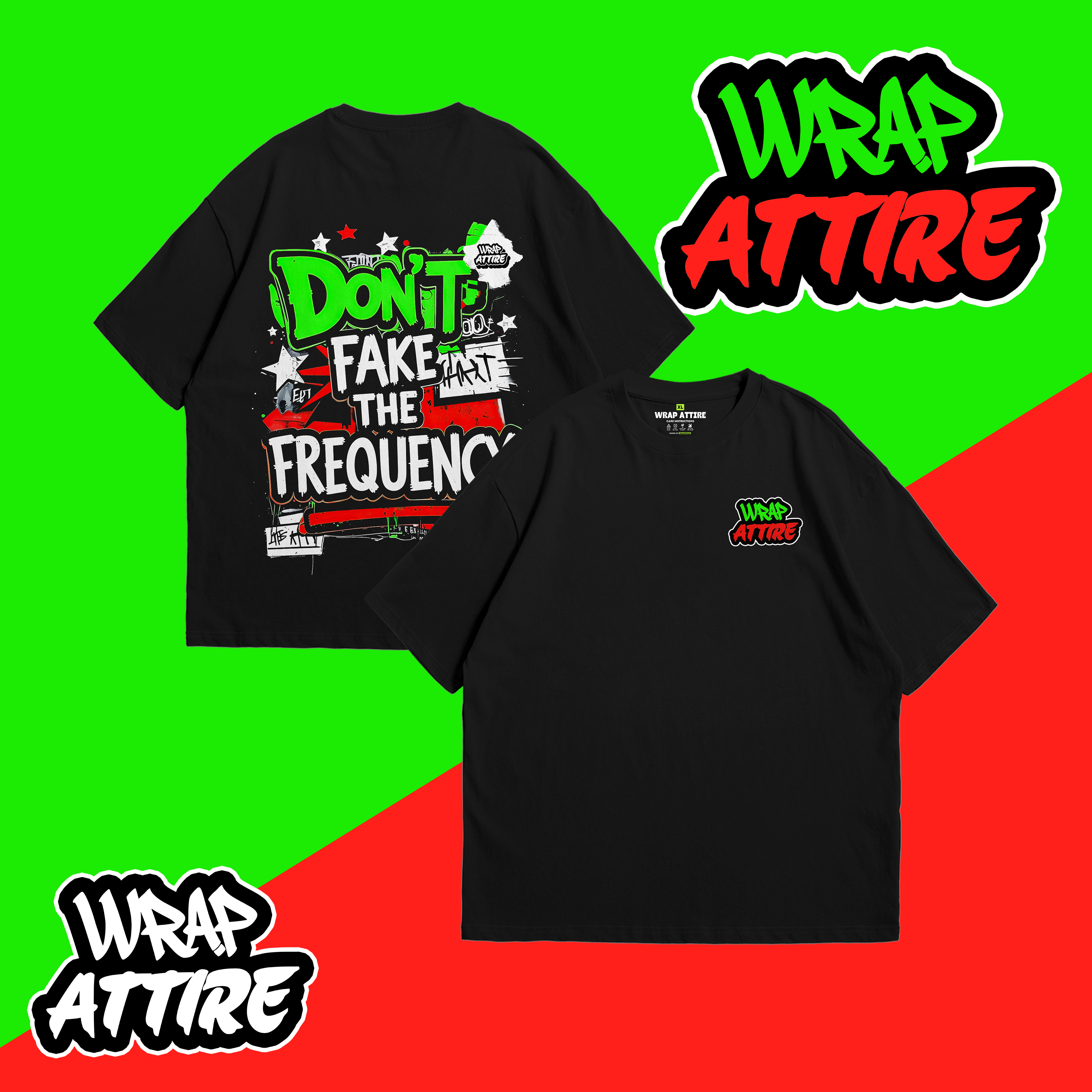 FREQUENCY OVERSIZED TEE