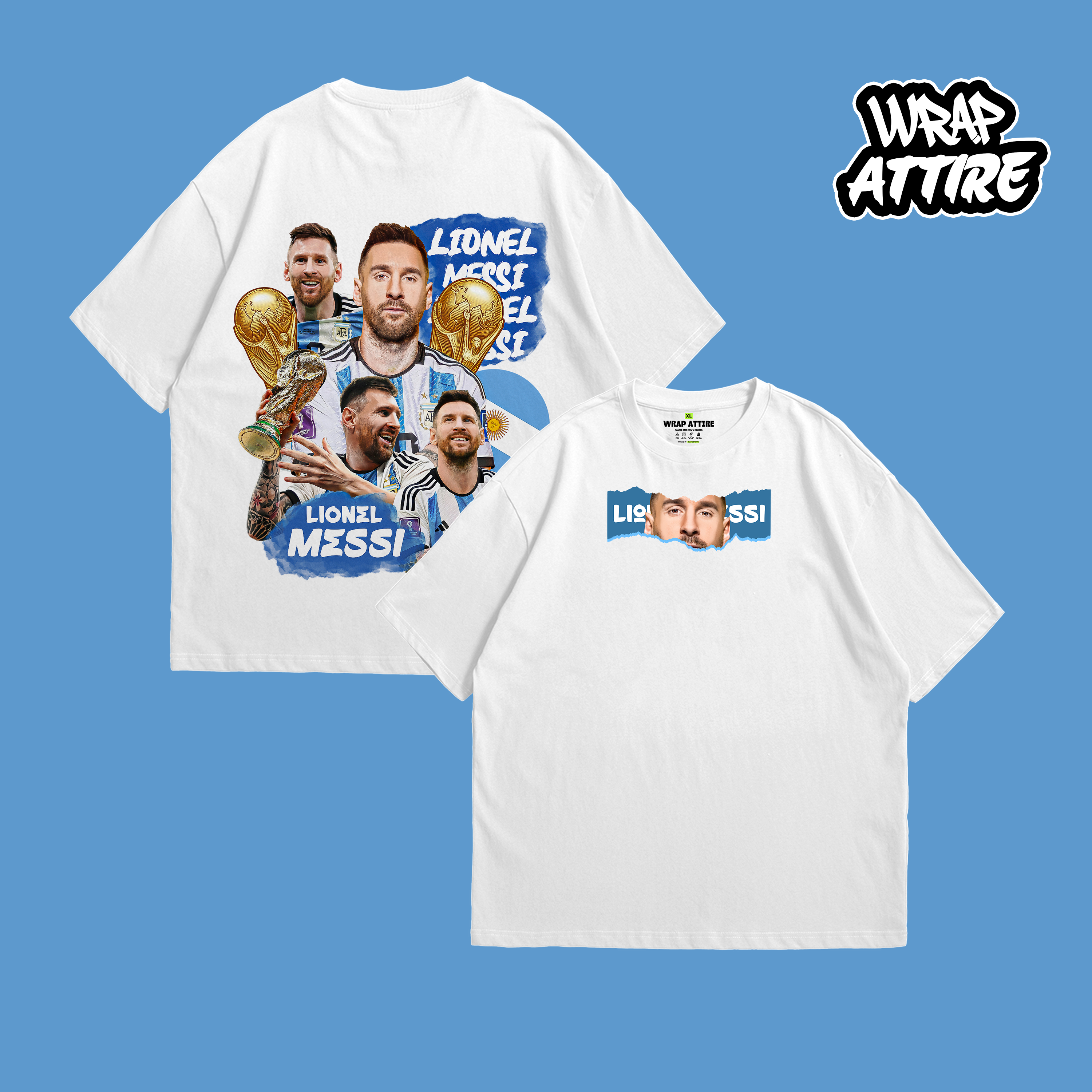 MESSI WORLD CUP OVERSIZED TEE