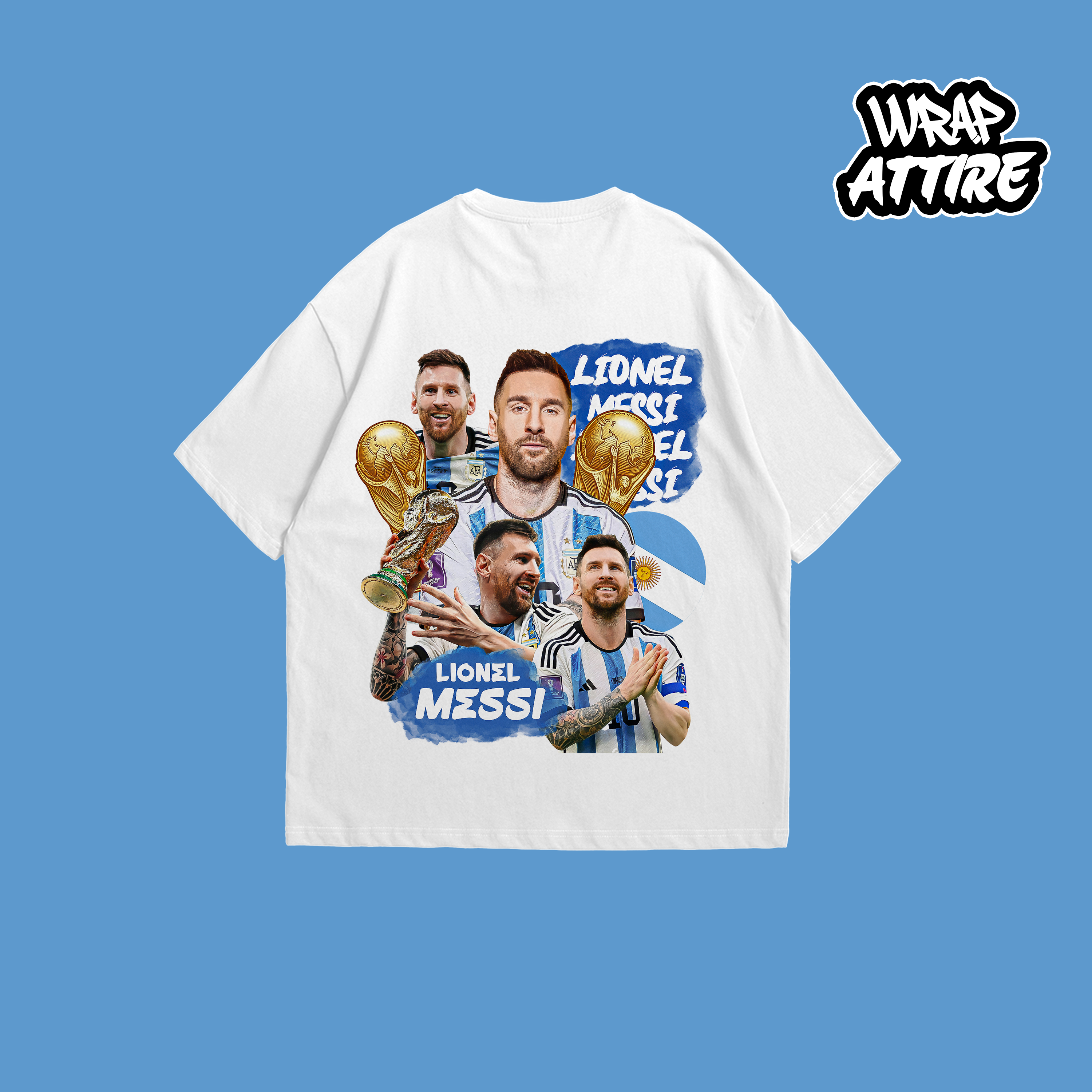 MESSI WORLD CUP OVERSIZED TEE
