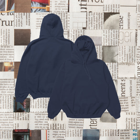 NAVY PLAIN HOODIE