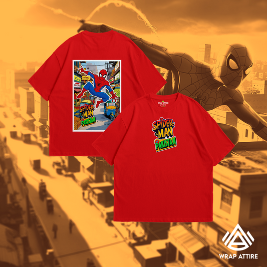 SPIDERMAN IN PAKISTAN OVERSIZED TEE