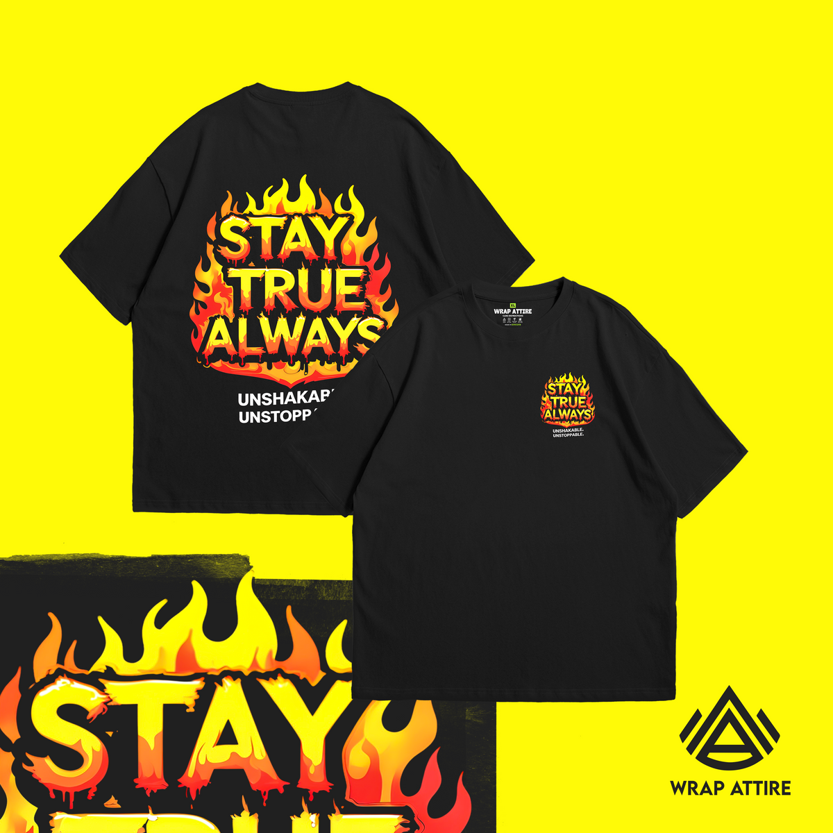 STAY TRUE OVERSIZED TEE