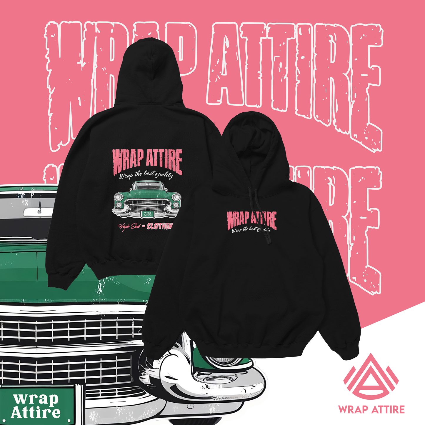 WRAP THE WHEELS HOODIE